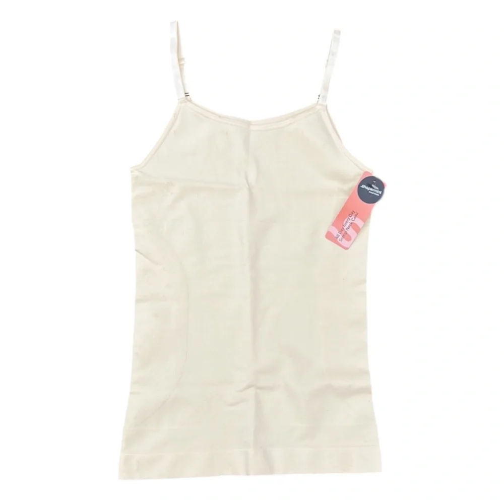 Co Coon.  Shapermint Scoop Neck Cami in Cream - Picture 2 of 5